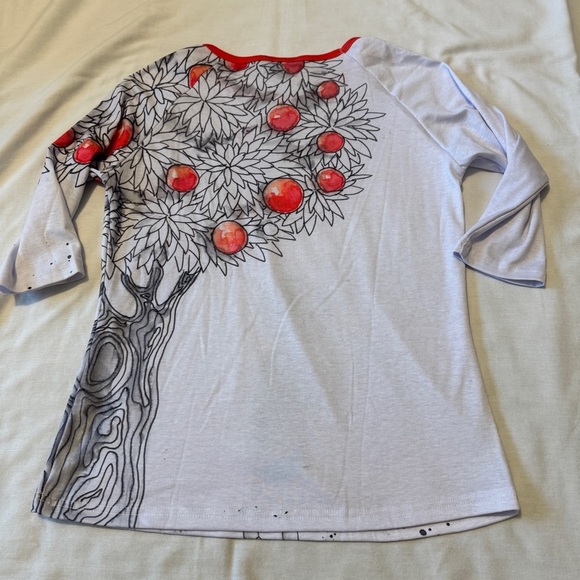 Kaziuki Large Under the Tree Wearable Art Top ~ Modern Artist - Picture 2 of 7